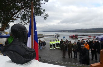 Las Glorias Navales fueron homenajeadas junto al Lago Villarrica con doble actividad