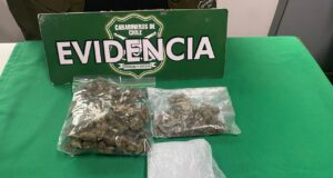 Carabineros detiene a sujeto que portaba drogas en Villarrica: fue detectado en control vehicular