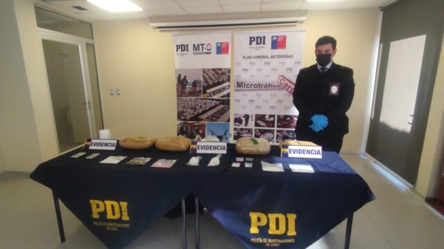 Más de 4 mil dosis de marihuana: PDI detuvo a tres personas por tráfico de drogas en Angol