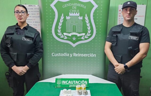 Gendarmería incauta droga oculta en frascos de pomada de azufre en cárcel de Temuco