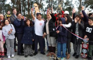 Inauguran Skatepark «Manuel Asenjo» en Pitrufquén: un sueño hecho realidad para los amantes del skate