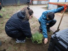 Estudiantes de la Autónoma de Temuco realizaron intervención urbana por el Día del Medio Ambiente