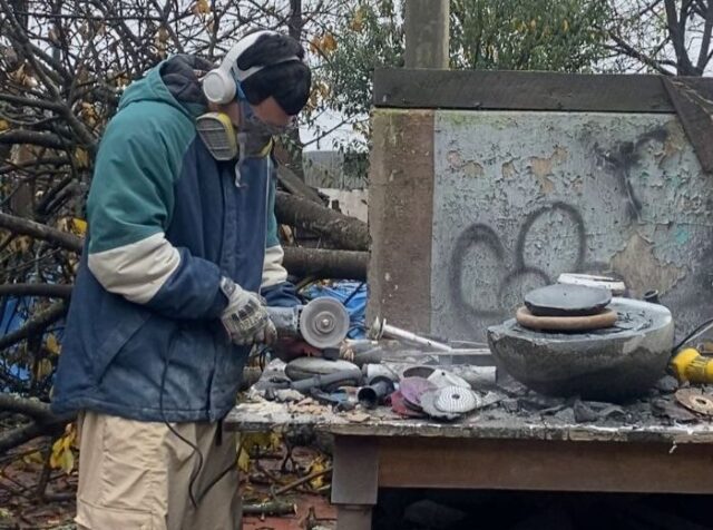 El arte en piedra de Freire: Conoce la historia del talentoso artesano Ignacio Valenzuela
