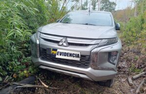 Recuperan vehículo sustraído en Pillanlelbún que fue utilizado para robar en un servicentro de Lautaro