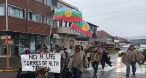 Comunidades de Loncoche se manifiestan en rechazo al proyecto de torres de alta tensión