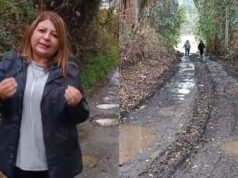 Concejala Marcela Esparza denuncia mal estado de caminos en Padre Las Casas