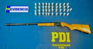 Recuperan escopeta y más de 40 municiones en Traiguén: domicilio no correspondía al registro del arma