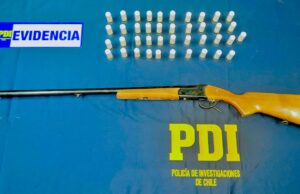 Recuperan escopeta y más de 40 municiones en Traiguén: domicilio no correspondía al registro del arma