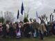 Comunidades de Pitrufquén celebran el We Tripantu con rogativa e izamiento de la bandera mapuche en la plaza de Armas