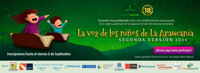 Concurso de lectura: “La voz de los niños de La Araucanía” el hito regional de Fundación AraucaníAprende al cumplir 18 años