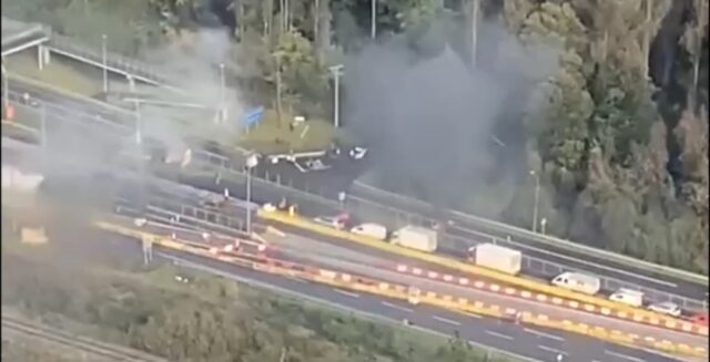 Detienen a 2 personas tras manifestación que cortó tránsito en Ruta 5 Sur a la altura de Freire