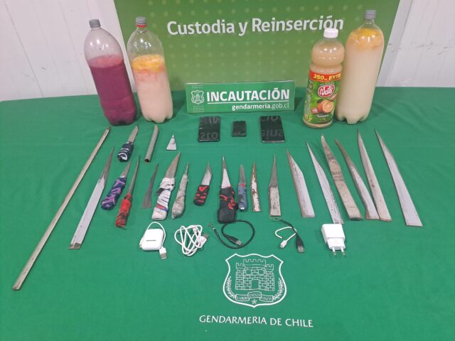 Gendarmería realiza allanamientos simultáneos en diversas unidades penales de La Araucanía