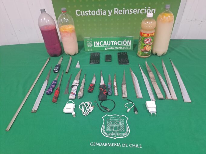 Gendarmería realiza allanamientos simultáneos en diversas unidades penales de La Araucanía