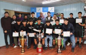 Villarrica homenajeó a sus subcampeones de Chile del fútbol juvenil masculino