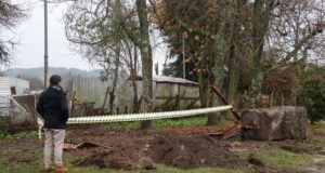 En Villarrica inician trabajos de mejoramiento de plazoleta en ingreso a la comuna