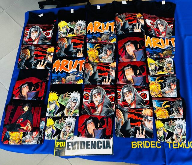 En Temuco y Pitrufquén: PDI incautó más de 200 prendas de vestir falsificadas