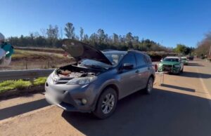 Operativo aéreo y terrestre de Carabineros en Ercilla: un vehículo recuperado, armamento y un detenido