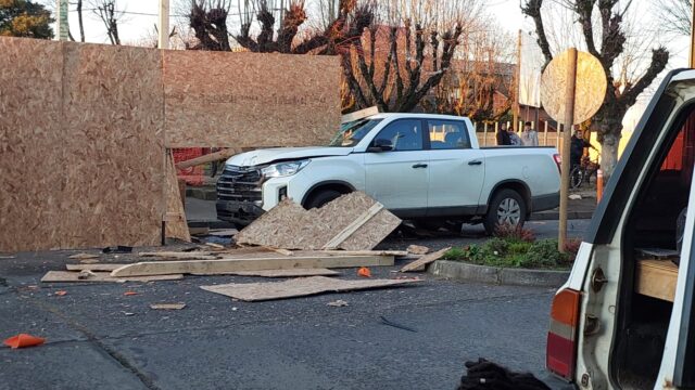 Accidente vehicular involucró a camioneta registrada a nombre del alcalde de Freire