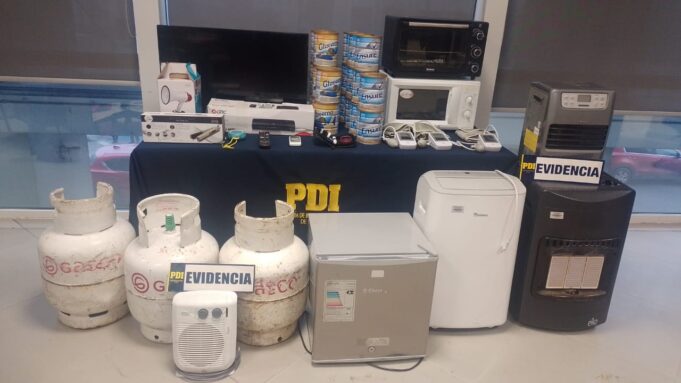 Tres acusados por robo en oficina PRAIS en Temuco: ocultaban artículos en casa okupa