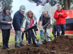 Instalación de la primera piedra: plaza Los Héroes de Pitrufquén se transformará en espacio de memoria y encuentro
