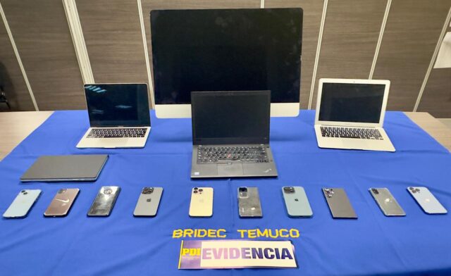 Siete personas que integrarían una banda dedicada a las estafas fueron detenidas en Temuco