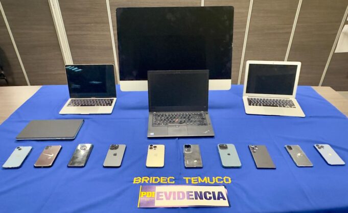 Siete personas que integrarían una banda dedicada a las estafas fueron detenidas en Temuco