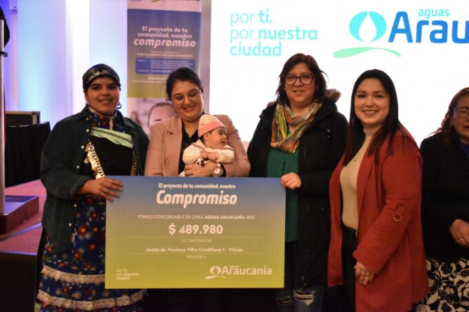 Aguas Araucanía inicia entrega de recursos a organizaciones sociales
