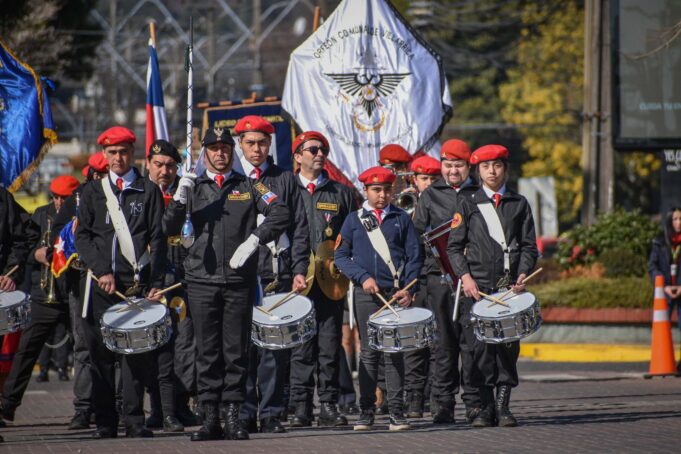 Villarrica homenajeó con la comunidad estudiantil los 246 años de Bernardo O’Higgins
