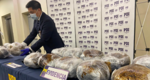 Dos detenidos y más de 20 kilos de marihuana incautada dejó operativo policial en la ruta 5 sur a la altura de Victoria