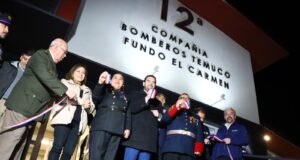 Temuco: inauguran el cuartel de bomberos más moderno de la región en fundo El Carmen