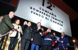 Temuco: inauguran el cuartel de bomberos más moderno de la región en fundo El Carmen