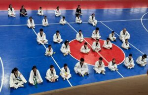 Perseverancia y disciplina: estudiantes de Pitrufquén concluyen con éxito su examen de grado de Taekwondo