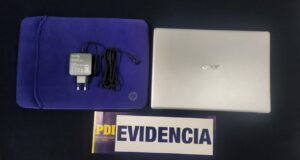 PDI detuvo a hombre por receptación y recuperó notebook que había sido sustraído desde un vehículo en Temuco