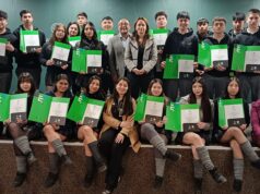Estudiantes del liceo Bicentenario Excelencia Monseñor Guillermo Hartl de Pitrufquén finalizan proceso de alternancia
