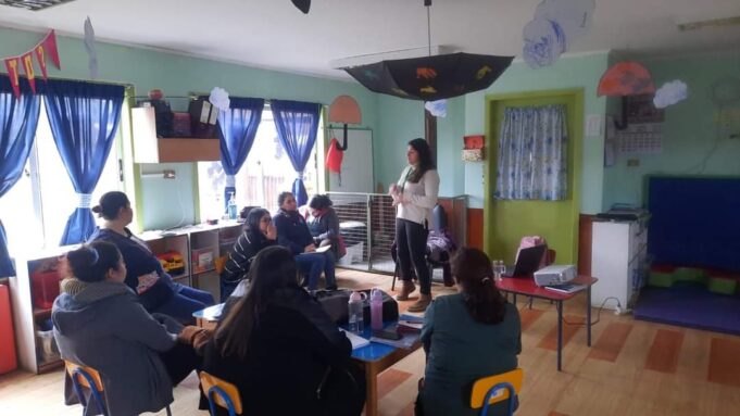 Gorbea: funcionarias del jardín infantil y sala cuna Ayelén de Quitratúe se capacitan en primeros auxilios