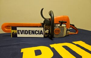 Recuperan motosierra en Angol: hombre de 45 años fue detenido por mantener en su poder la especie robada