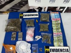 Droga avaluada en $2 millones de pesos: dos detenidos por microtráfico de drogas en Collipulli