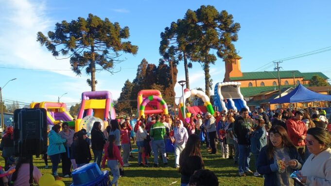 Actividades infantiles en Freire: Alrededor de 500 niños y niñas disfrutaron de juegos, magia y premios para celebrar su día