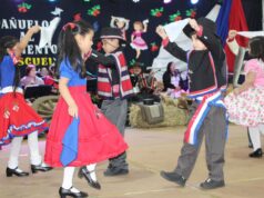 Escuela Cinco de Gorbea celebra su tradicional cuecada «Pañuelos al Viento 2024»