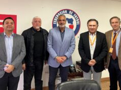 Diputado Mellado y Gobierno Regional visitaron la ANFP para fomentar actividades deportivas en La Araucanía