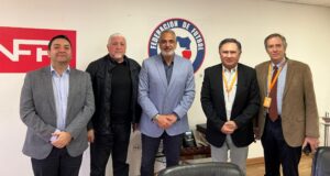 Diputado Mellado y Gobierno Regional visitaron la ANFP para fomentar actividades deportivas en La Araucanía
