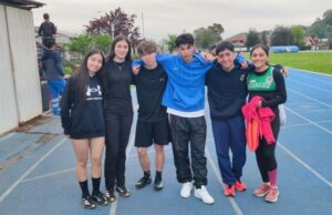 Deportistas del taller de atletismo municipal de Pitrufquén destacan en control para Juegos Escolares Deportivos 2024