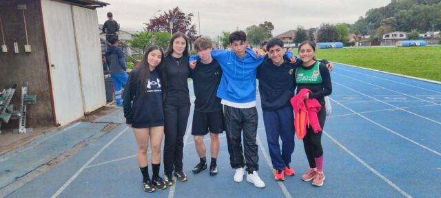 Deportistas del taller de atletismo municipal de Pitrufquén destacan en control para Juegos Escolares Deportivos 2024