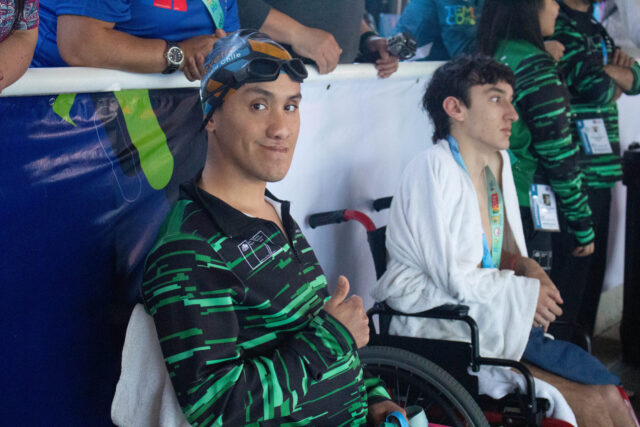 3 medallas aportaron a La Araucanía los puconinos Génesis González y Carlos Peñaloza en la paranatación