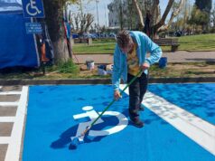 Municipio de Pitrufquén habilita nuevos espacios para estacionamientos de personas en situación de discapacidad