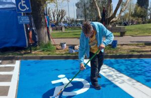 Municipio de Pitrufquén habilita nuevos espacios para estacionamientos de personas en situación de discapacidad