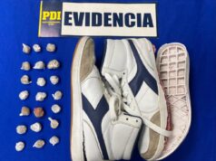 Mujer es detenida por microtráfico: intentó ingresar droga a la cárcel de la Lautaro en la suela de zapatillas