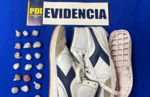 Mujer es detenida por microtráfico: intentó ingresar droga a la cárcel de la Lautaro en la suela de zapatillas