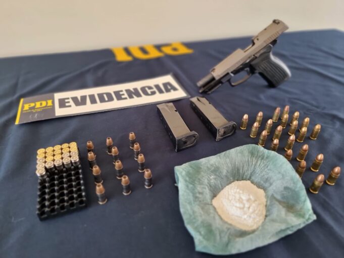 Detienen a tres hombres tras operativo policial por disparos en sector “La Toma” en Villarrica