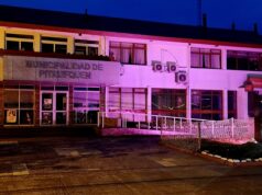 Municipio de Pitrufquén se tiñe de rosado por tercer año consecutivo por el “Mes de concientización sobre el Cáncer de Mama”